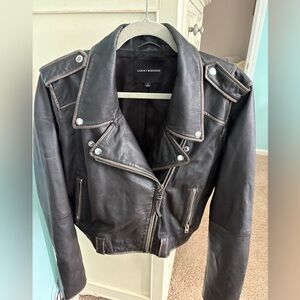 Lucky Brand Women's Black Leather Jacket